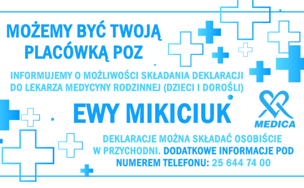Ewa Mikiciuk – nowy lekarz w Poradni POZ