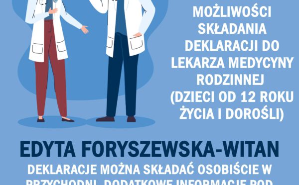 lek. Foryszewska-Witan Edyta – deklaracje POZ